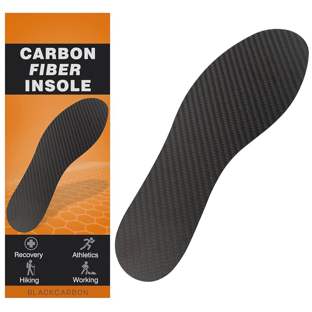 BLACK CARBON FIBER PERFORMANCE INSOLE
